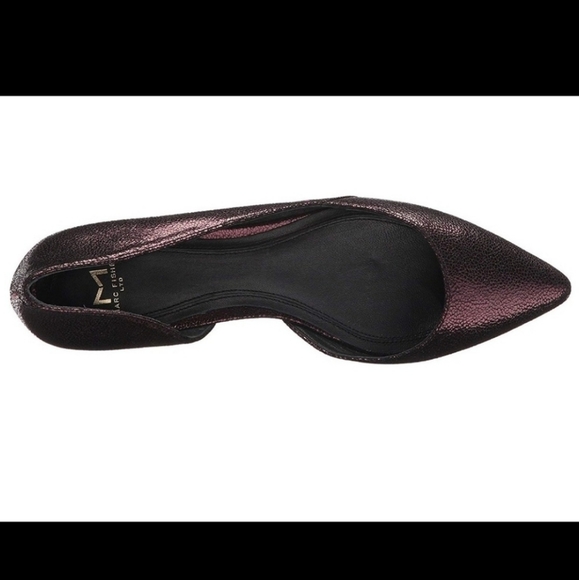 Marc Fisher Sunny d'orsay leather flat shoes - Picture 4 of 12